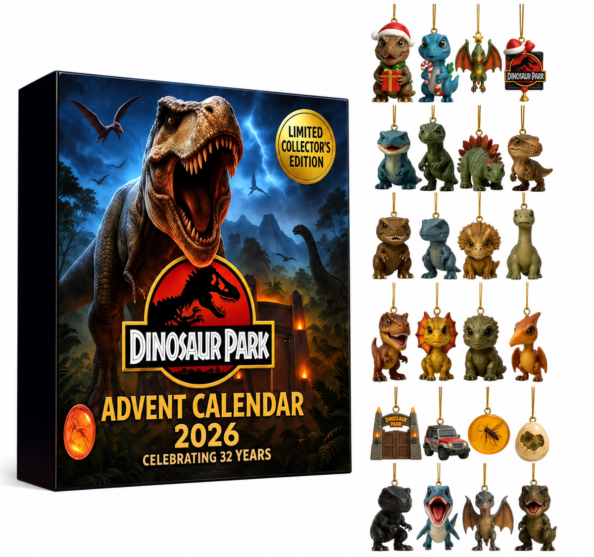 Jurassic Dinosaur Advent Calendar