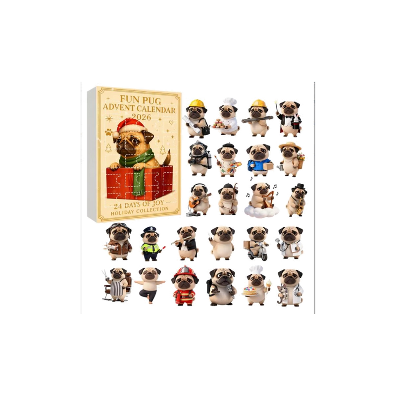 Dogs at Work Advent Calendar — gift set