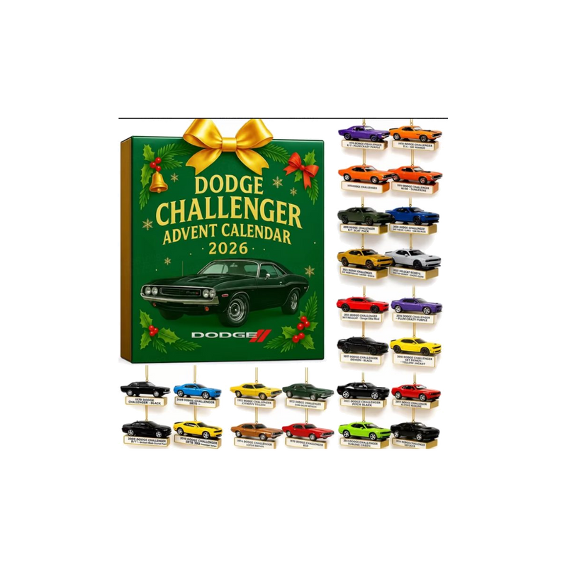 Dodge Challenger Advent Calendar — gift set