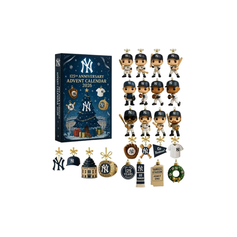 New York Yankees Anniversary Advent Calendar — gift set