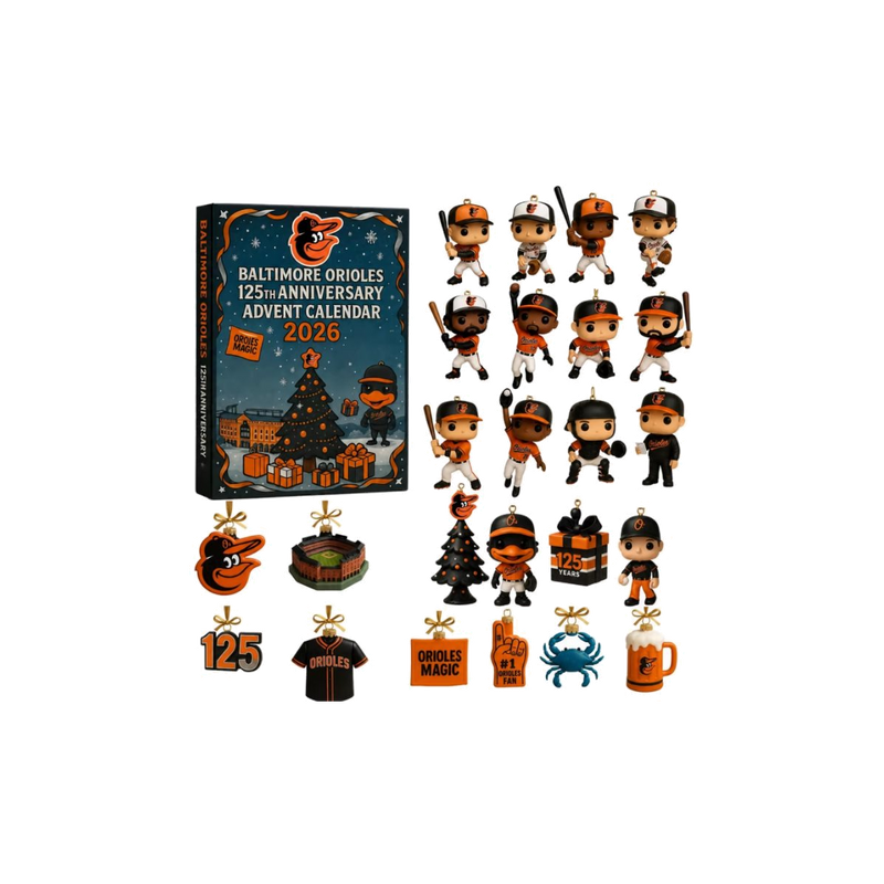 Baltimore Orioles Advent Calendar — gift set
