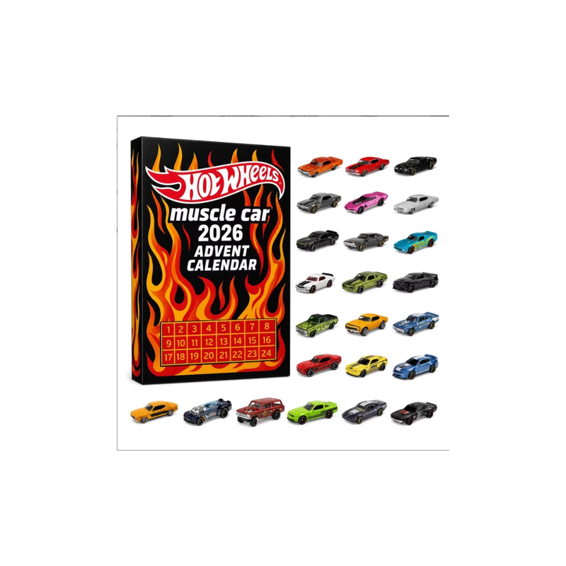 Hot Wheels Muscle Cars Advent Calendar — gift set