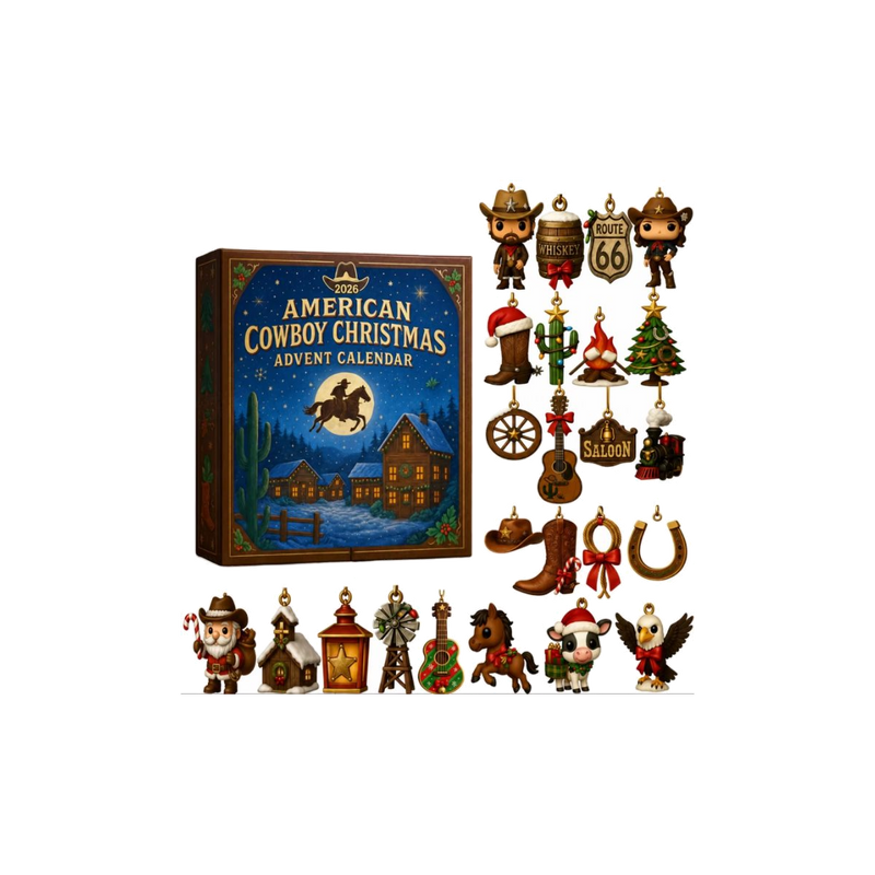 American Cowboys Advent Calendar — gift set