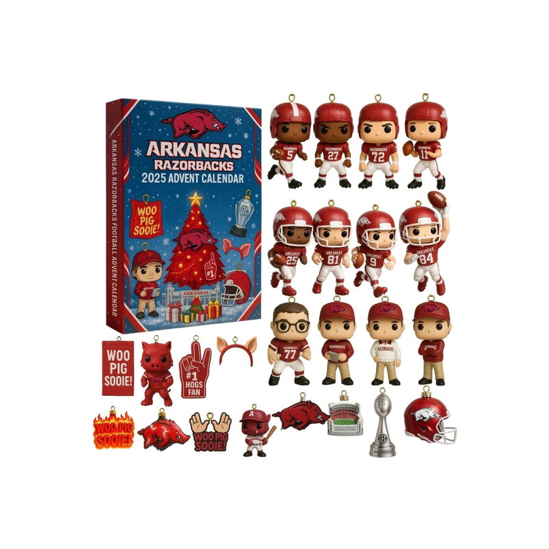 Arkansas Razorbacks Advent Calendar — gift set