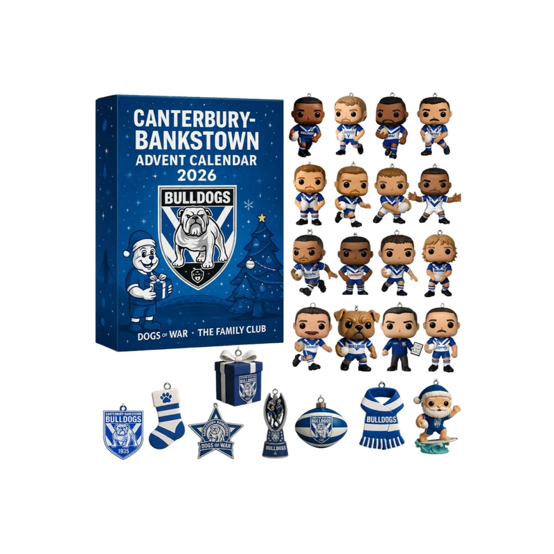 Canterbury-Bankstown Bulldogs Advent Calendar — gift set