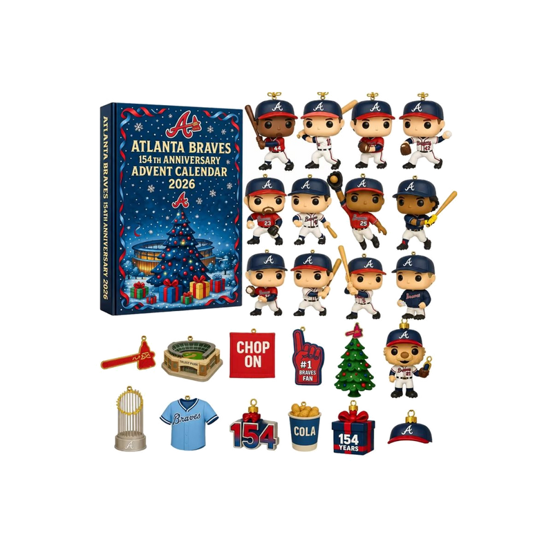 Atlanta Braves — 154 Years Advent Calendar — gift set