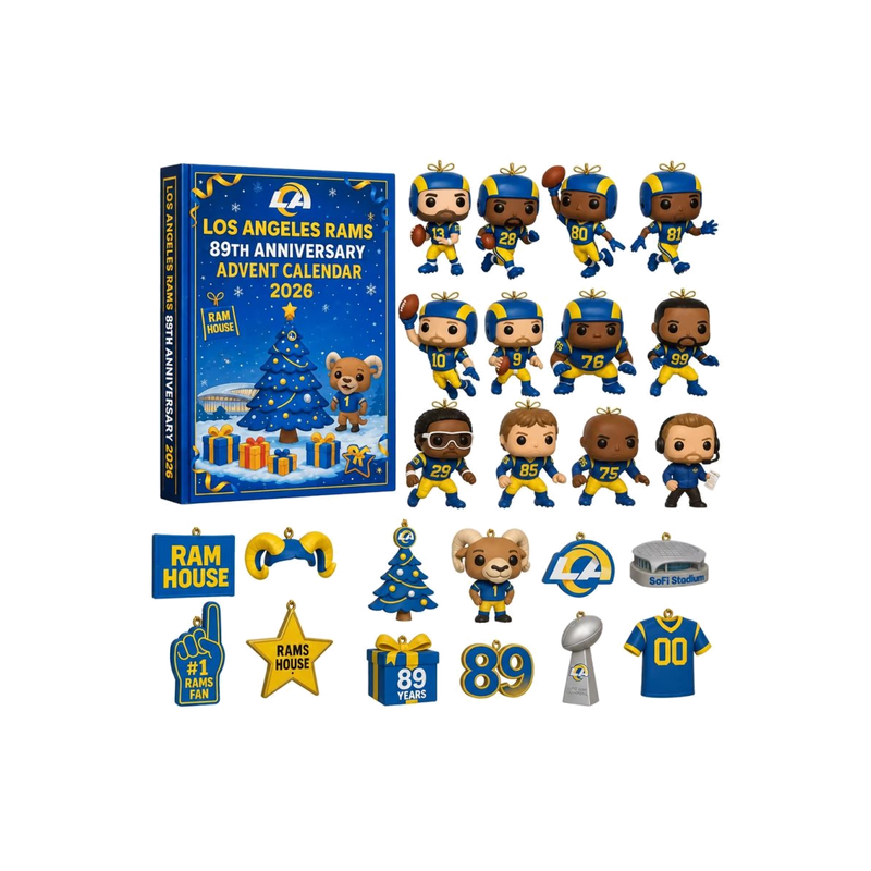 Los Angeles Rams — 89 Years Advent Calendar — gift set