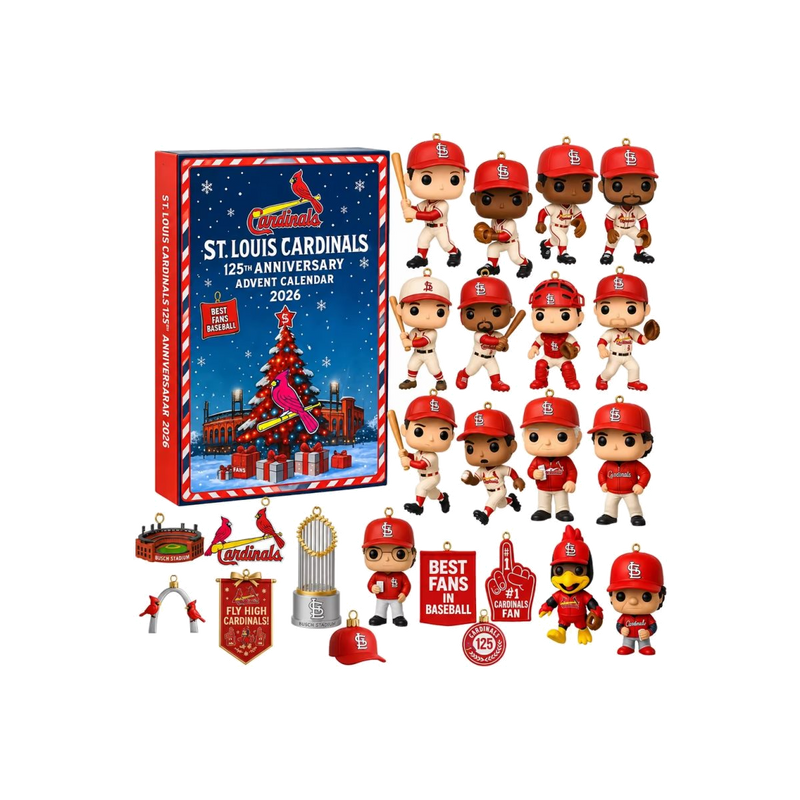 St. Louis Cardinals — 125 Years Advent Calendar — gift set