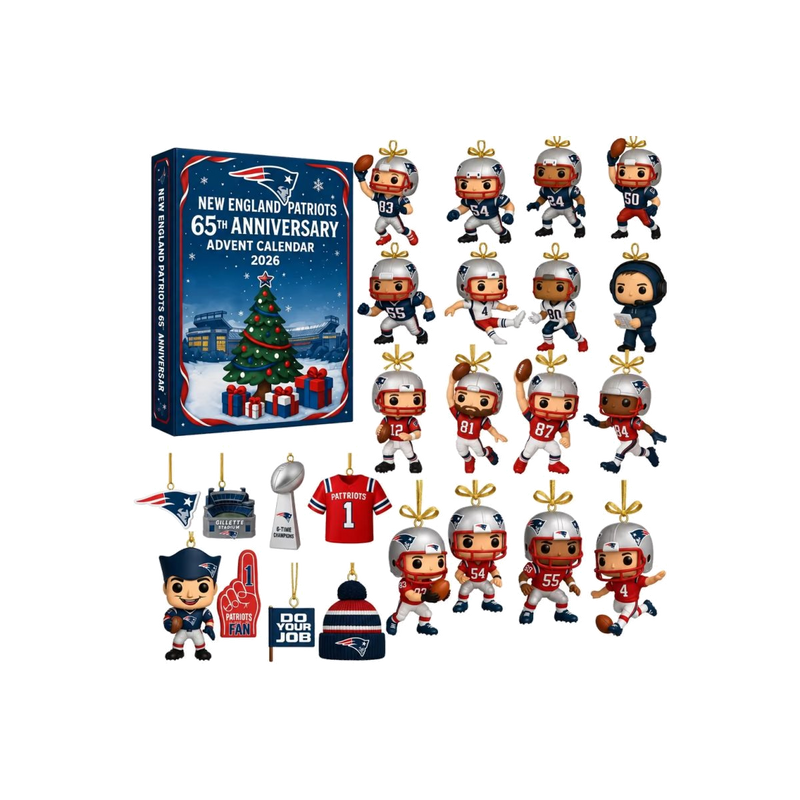 New England Patriots — 65 Years Advent Calendar — gift set
