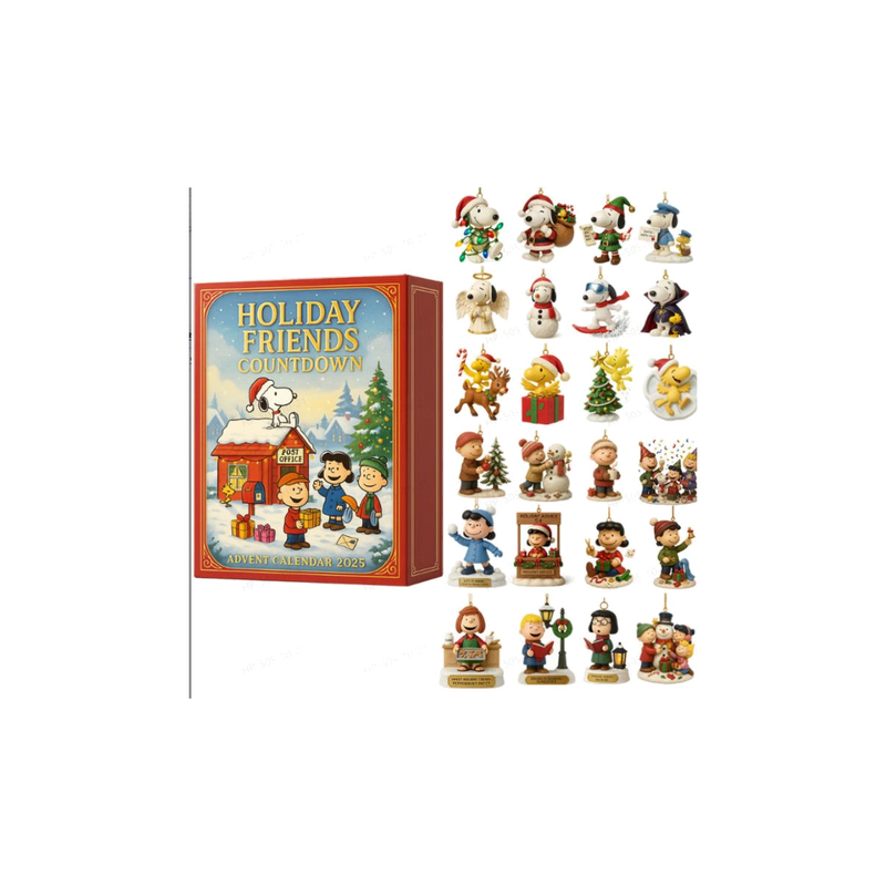 Snoopy Christmas Advent Calendar — gift set