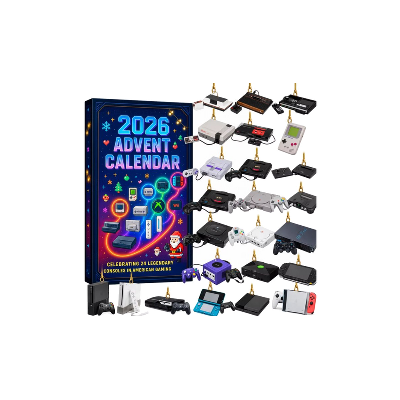 Classic Game Consoles Advent Calendar — gift set